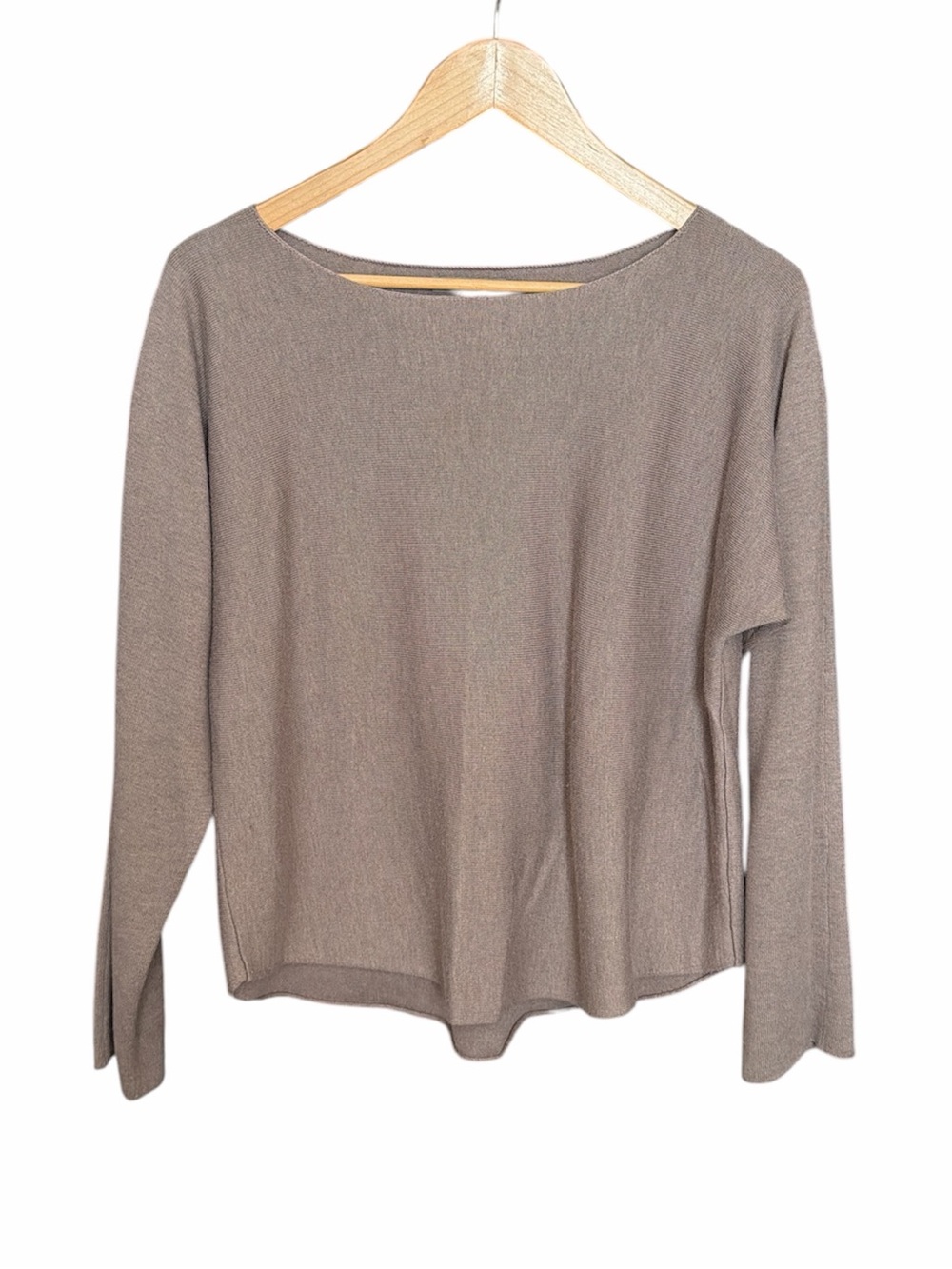 Vince brown pullover sweater size medium‎ capsule minimalist preppy classic tan